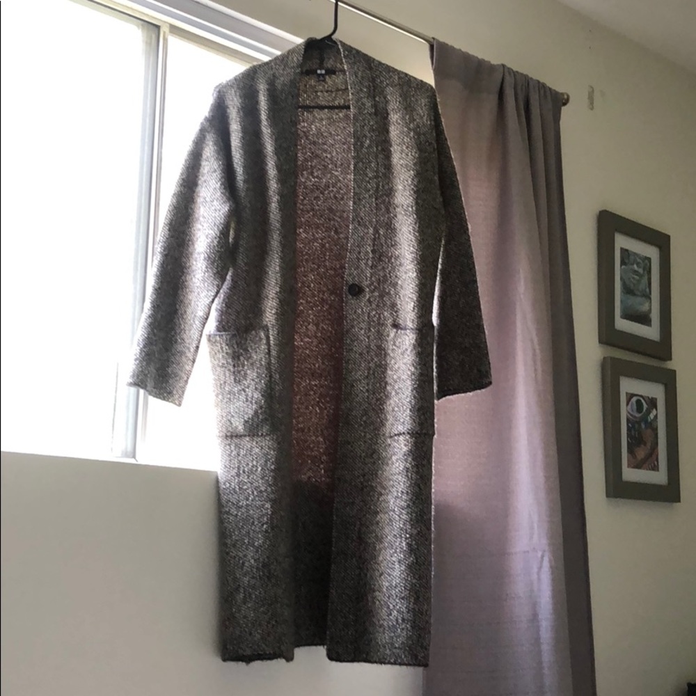 Uniqlo knee length cardigan